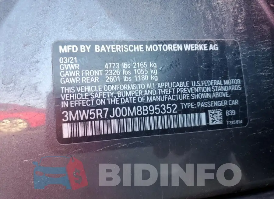 3MW5R7J00M8B95352 Photo# 12