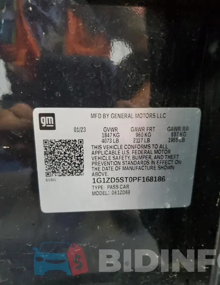 1G1ZD5ST0PF168186 Photo# 13