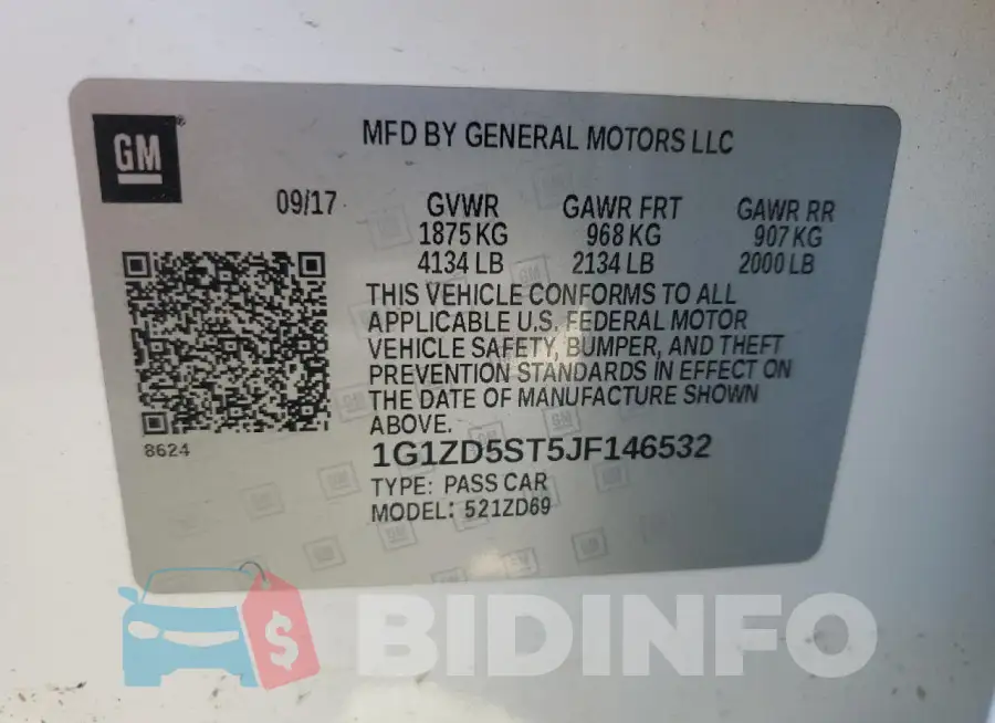 1G1ZD5ST5JF146532 Photo# 12