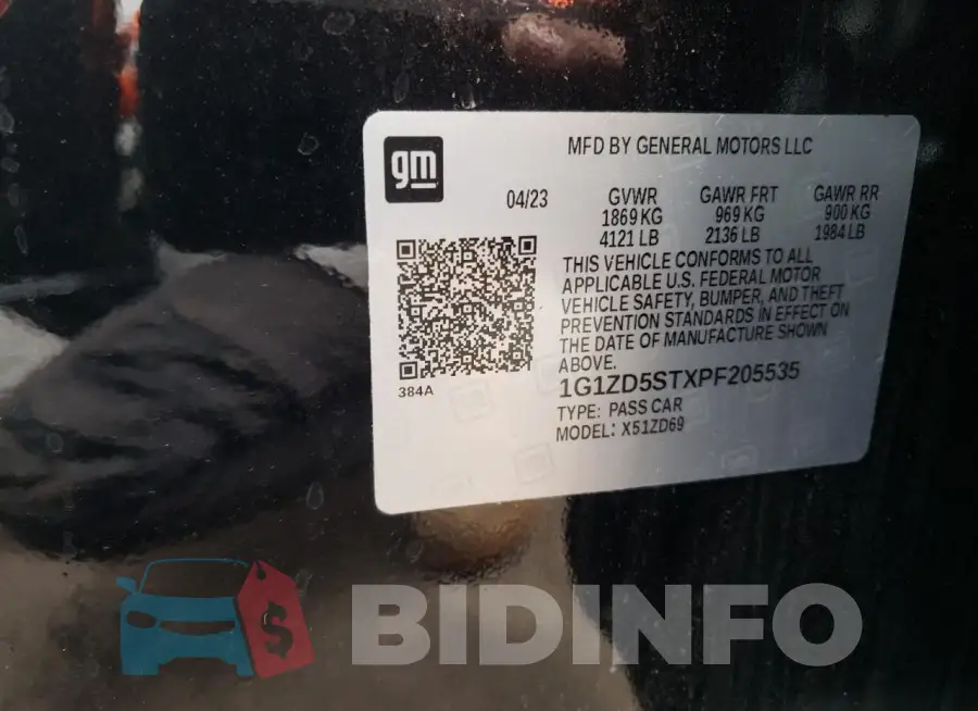 1G1ZD5STXPF205535 Photo# 12