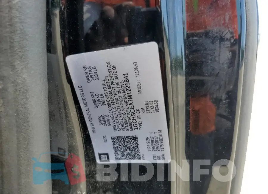 1GCHSCEA7M1225841 Photo# 12
