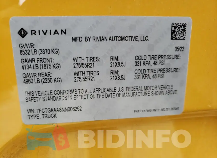 7FCTGAAA8NN006252 Photo# 12