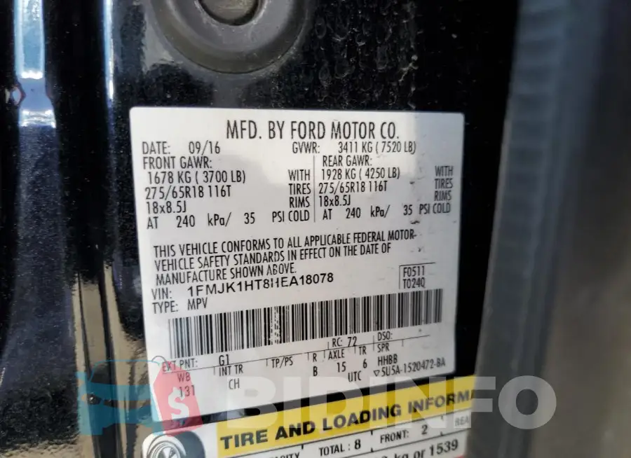 1FMJK1HT8HEA18078 Photo# 13