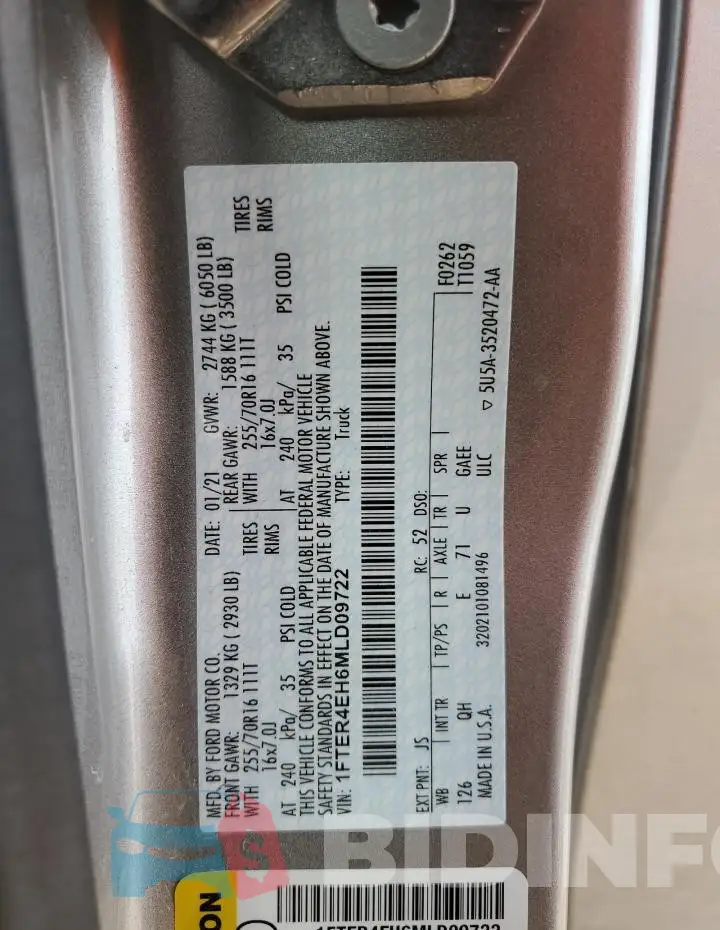 1FTER4EH6MLD09722 Photo# 12