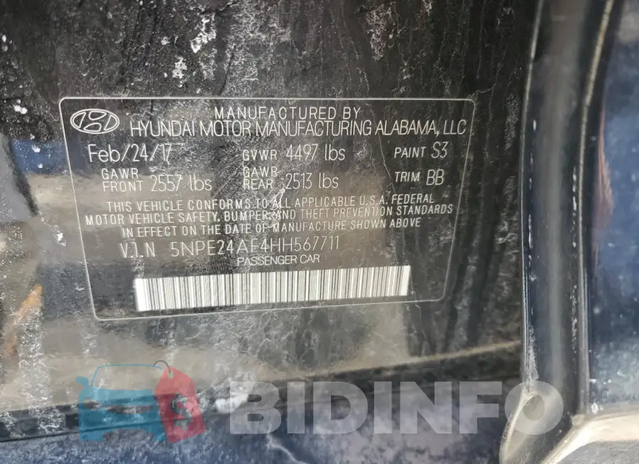 5NPE24AF4HH567711 Photo# 12