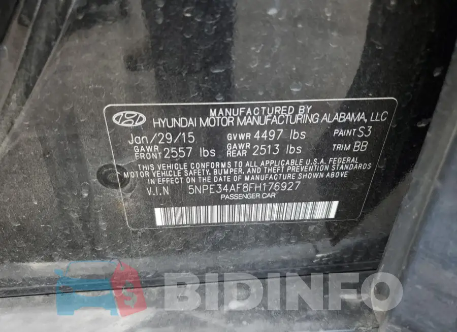 5NPE34AF8FH176927 Photo# 12