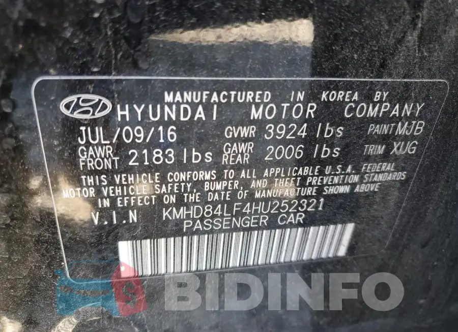 KMHD84LF4HU252321 Photo# 12