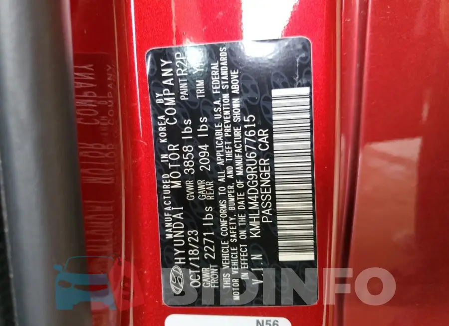 KMHLM4DG9RU677615 Photo# 12