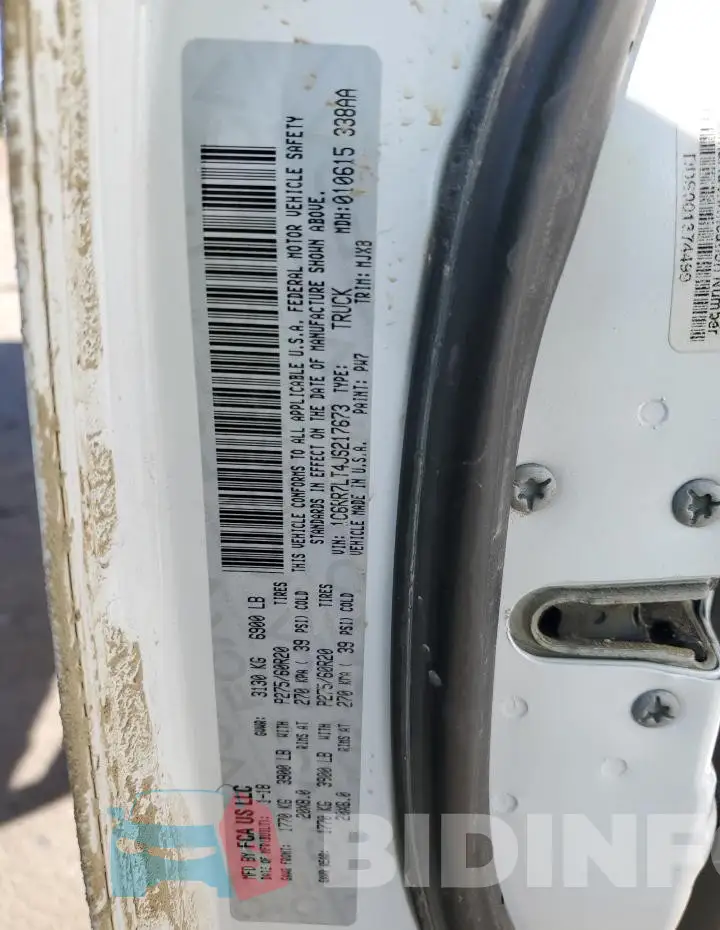 1C6RR7LT4JS217673 Photo# 12