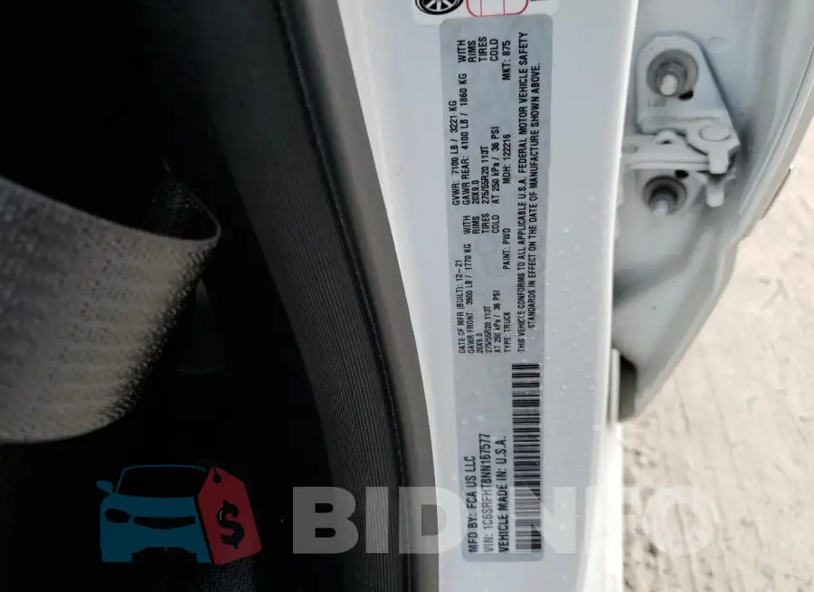 1C6SRFHT8NN167577 Photo# 12