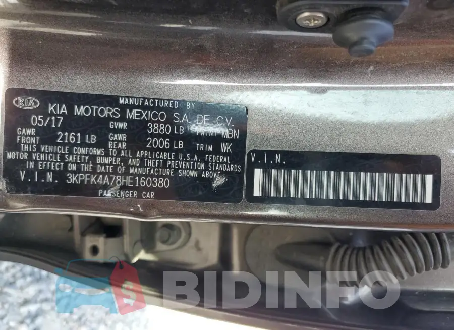 3KPFK4A78HE160380 Photo# 12