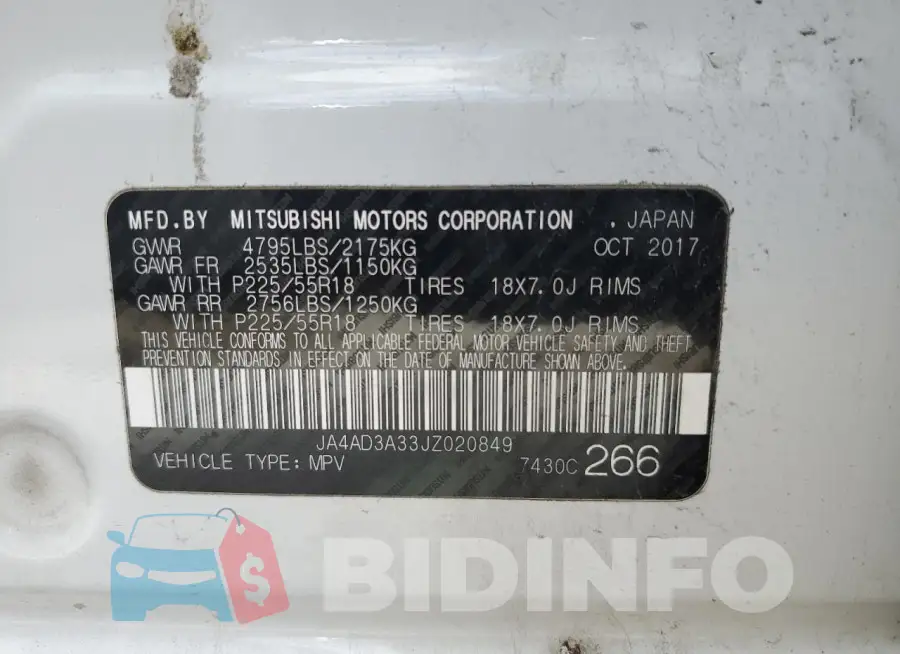 JA4AD3A33JZ020849 Photo# 13