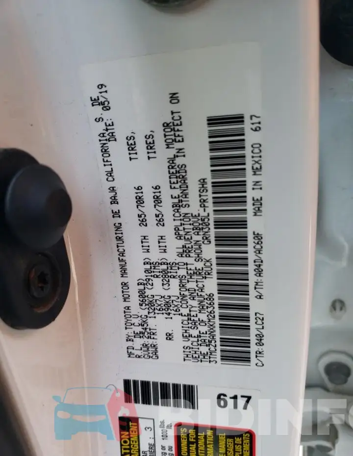 3TMCZ5ANXKM263686 Photo# 13