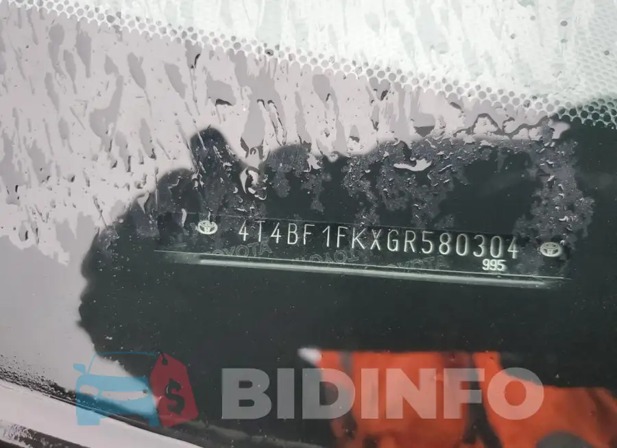 4T4BF1FKXGR580304 Photo# 12
