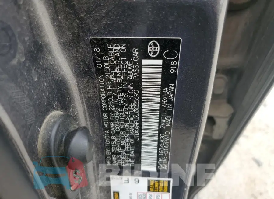 JTDKARFUXJ3055690 Photo# 12