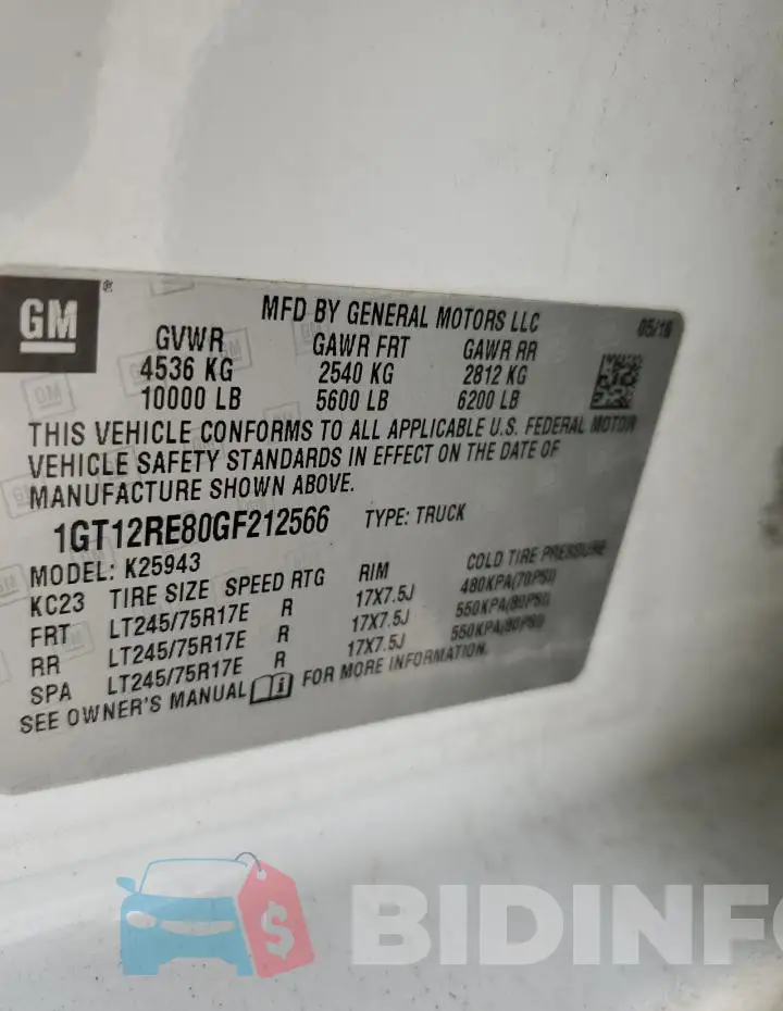 1GT12RE80GF212566 Photo# 12