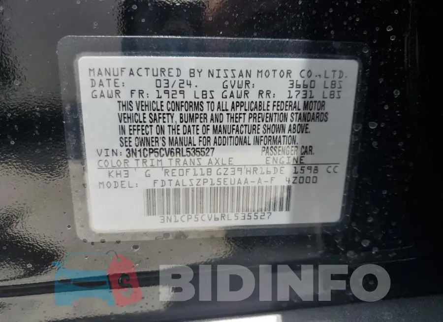 3N1CP5CV6RL535527 Photo# 13