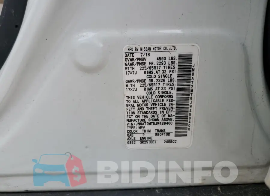 JN8AT2MT5JW489400 Photo# 13