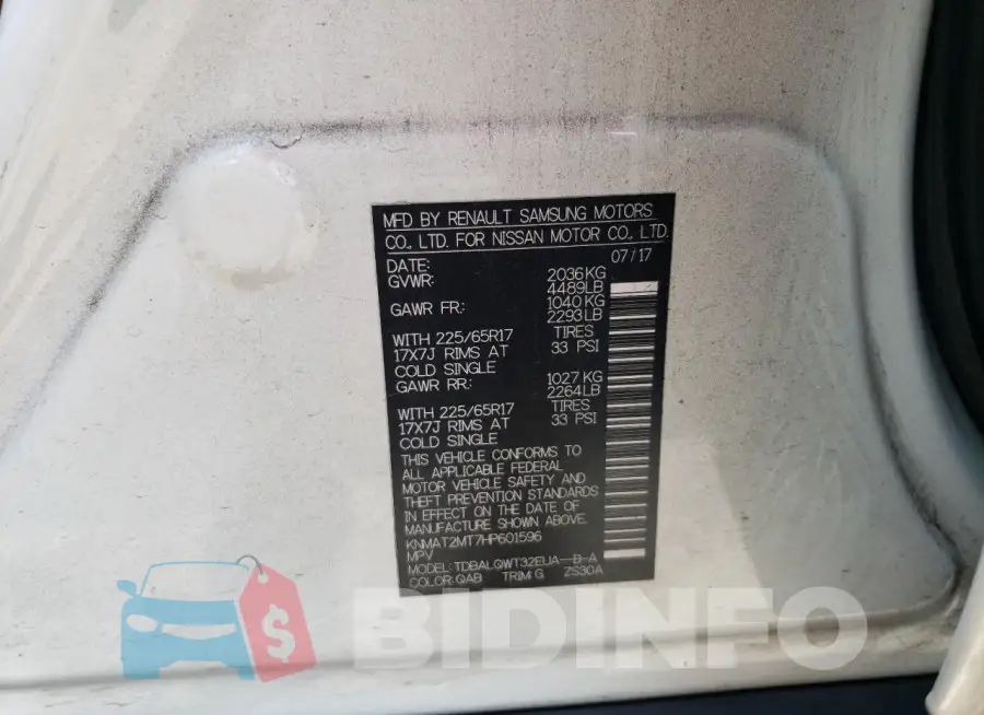 KNMAT2MT7HP601596 Photo# 13