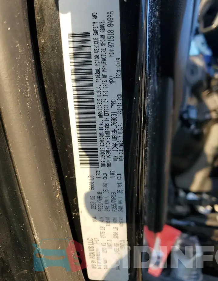 1C4AJWBG8HL708831 Photo# 12