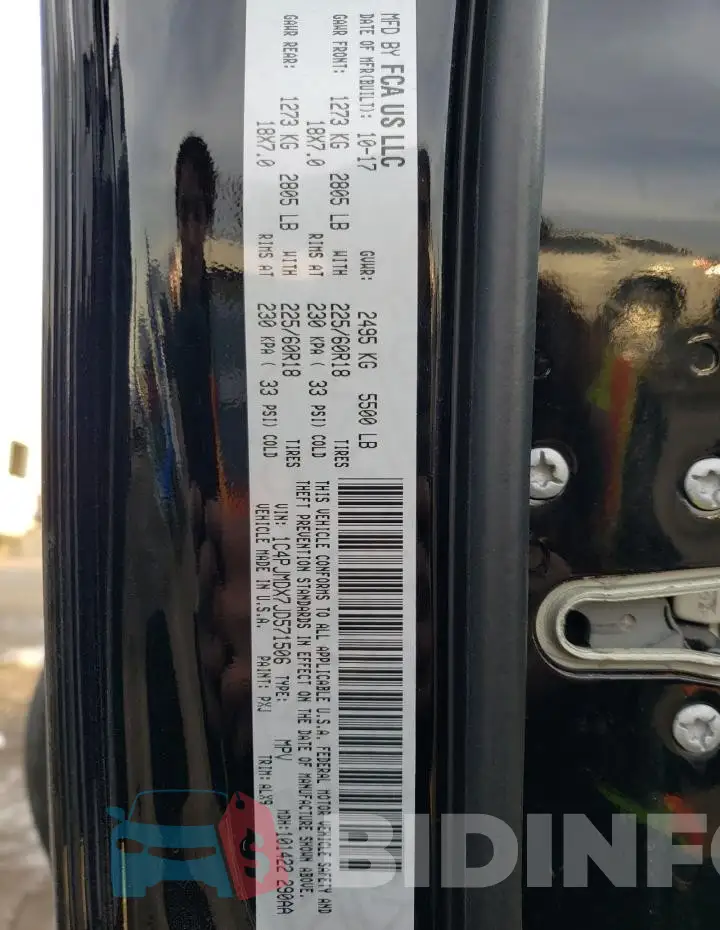 1C4PJMDX7JD571506 Photo# 13