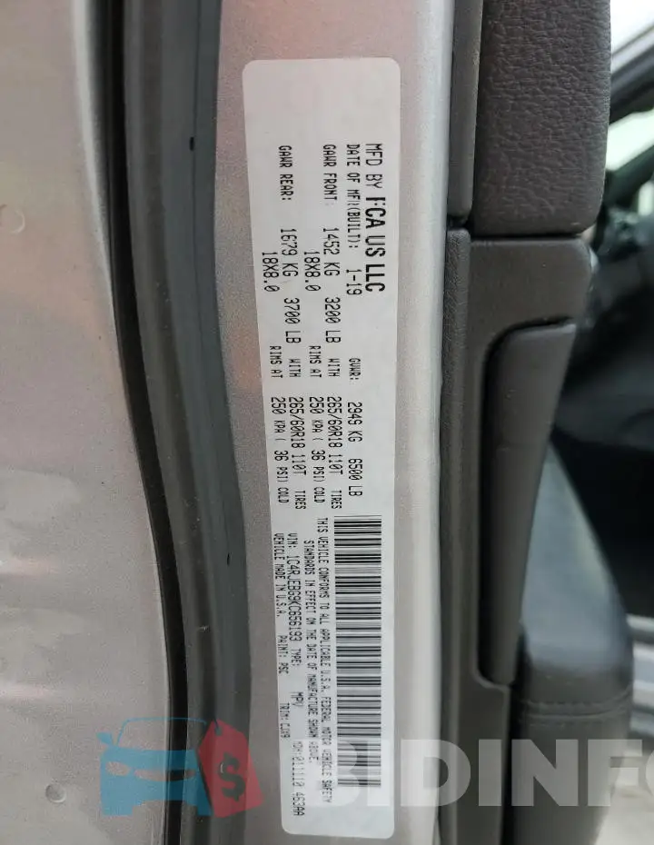 1C4RJEBG9KC656193 Photo# 12