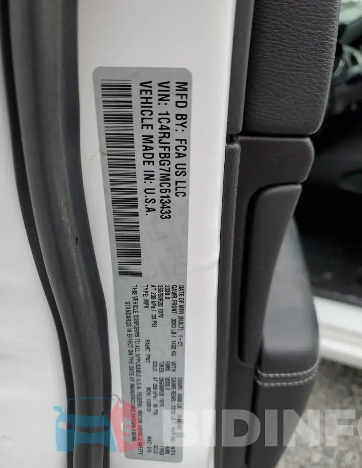 1C4RJFBG7MC613433 Photo# 13
