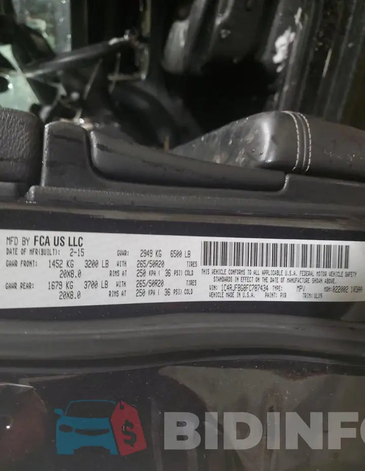 1C4RJFBG8FC787434 Photo# 12