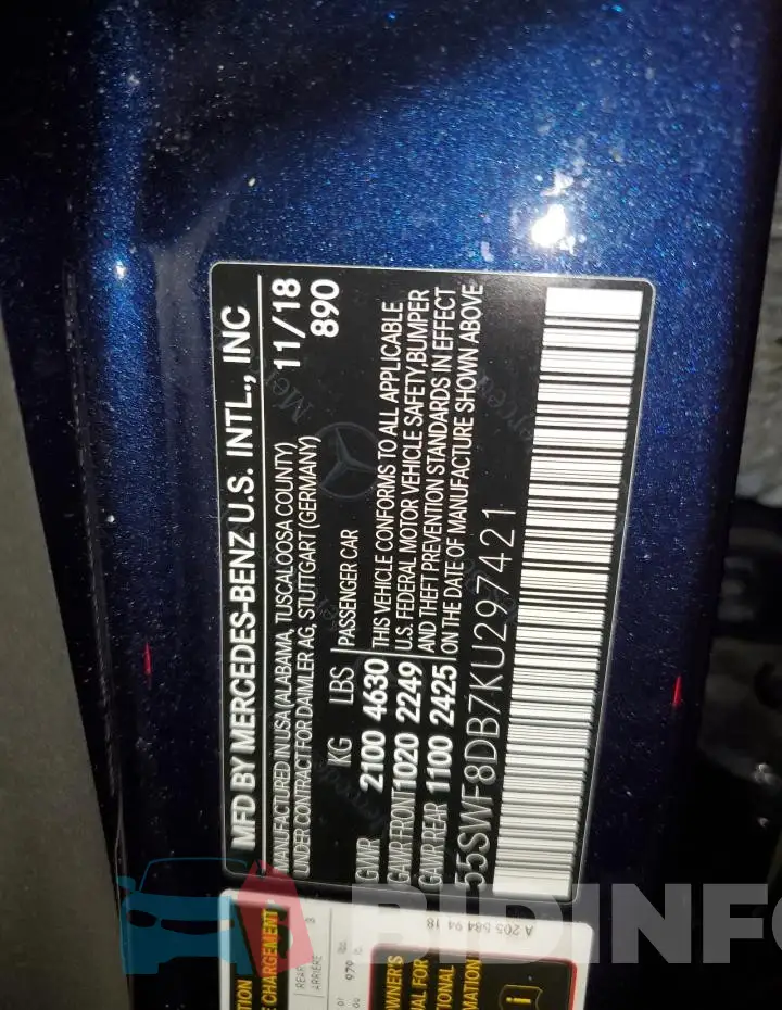 55SWF8DB7KU297421 Photo# 12