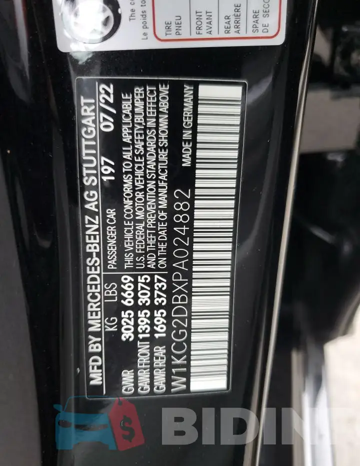 W1KCG2DBXPA024882 Photo# 12