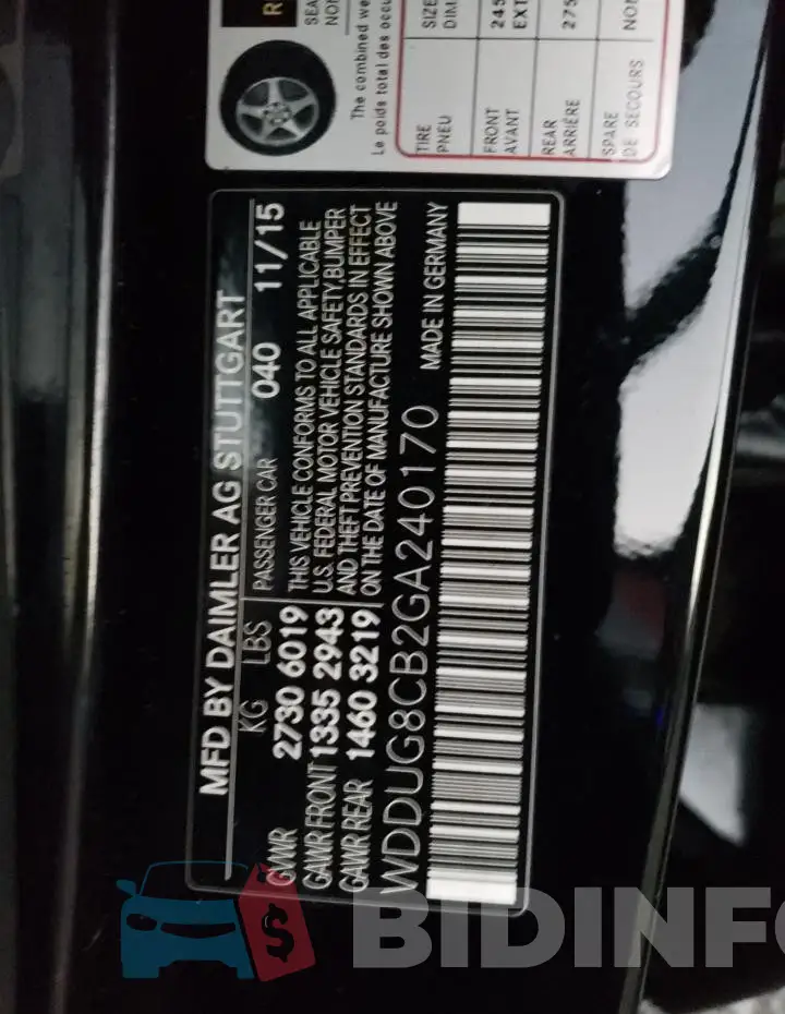 WDDUG8CB2GA240170 Photo# 12