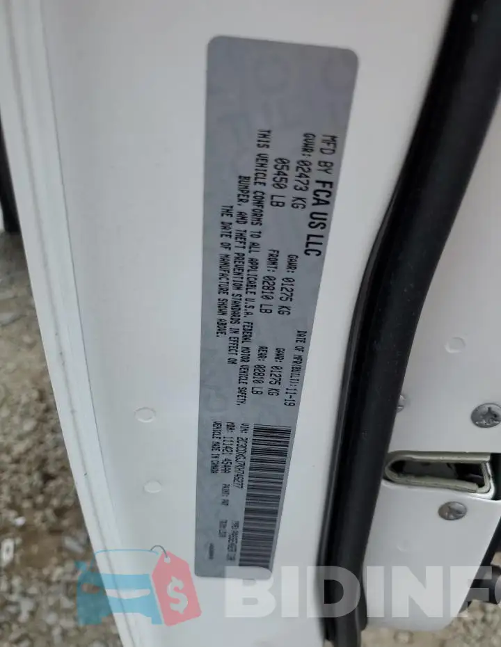 2C3CDXGJ7KH746277 Photo# 12