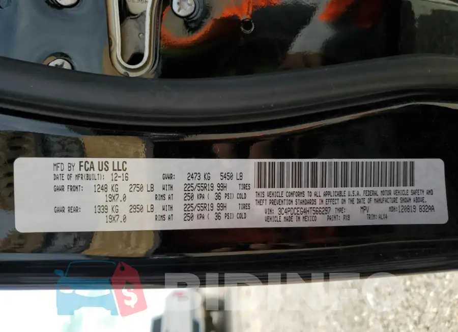 3C4PDCEG4HT566297 Photo# 13