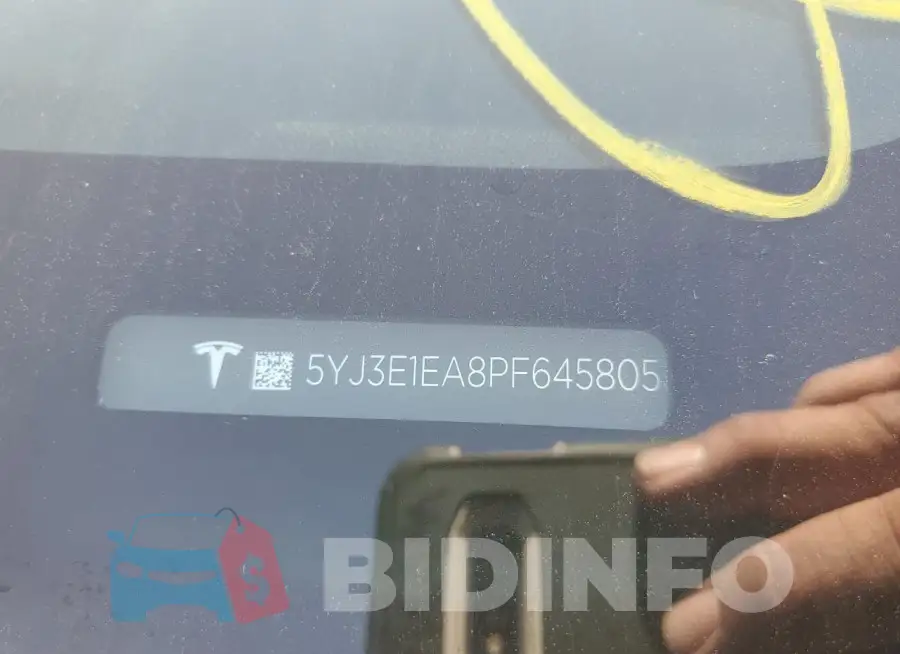 5YJ3E1EA8PF645805 Photo# 12