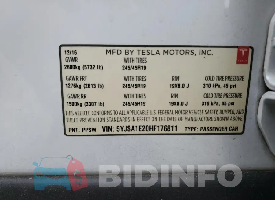 5YJSA1E20HF176811 Photo# 12
