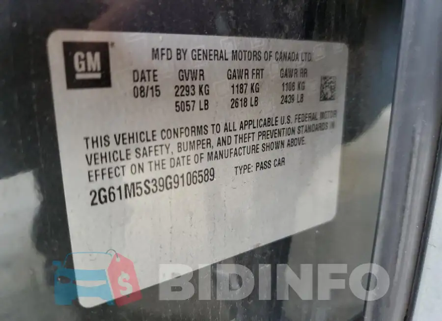 2G61M5S39G9106589 Photo# 12