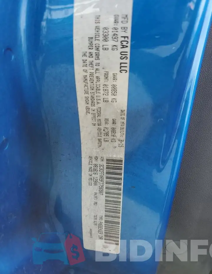 3C3CFFAR9FT756907 Photo# 12