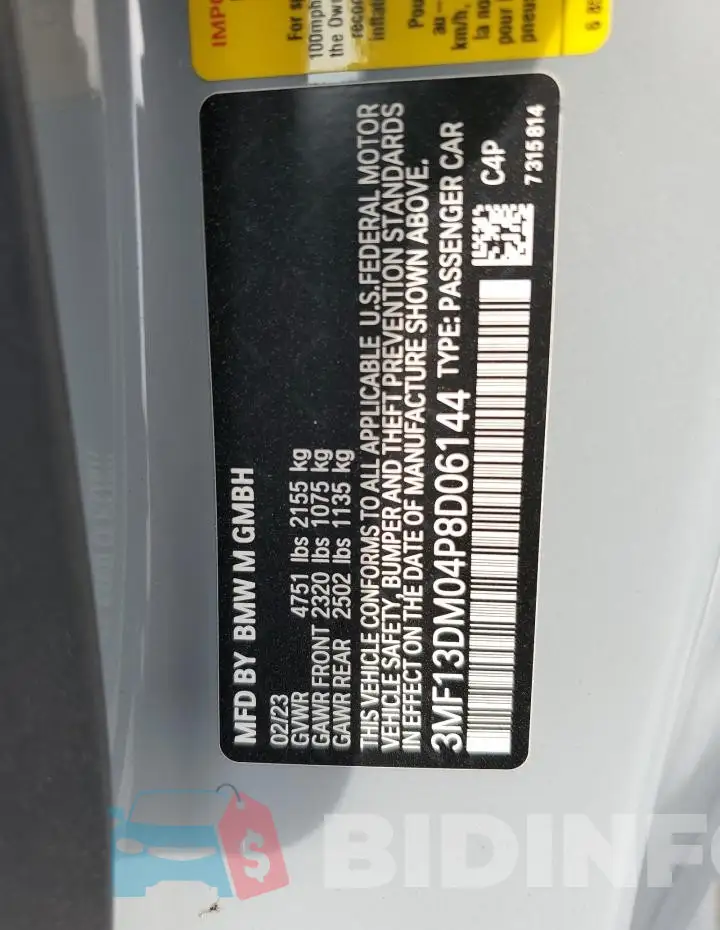 3MF13DM04P8D06144 Photo# 13