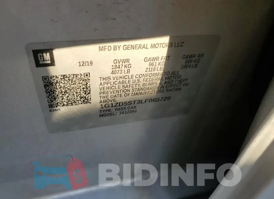 1G1ZD5ST3LF066729 Photo# 12