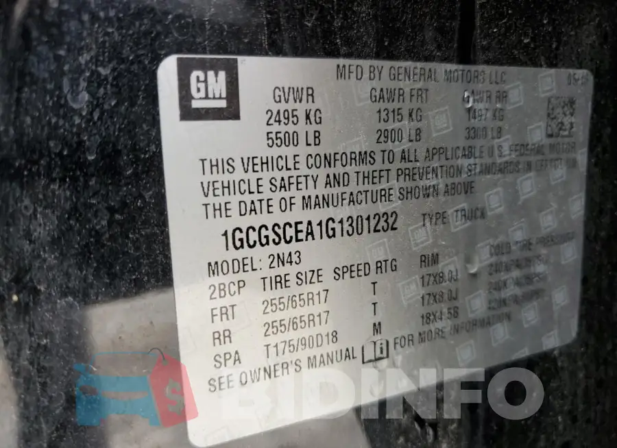 1GCGSCEA1G1301232 Photo# 12