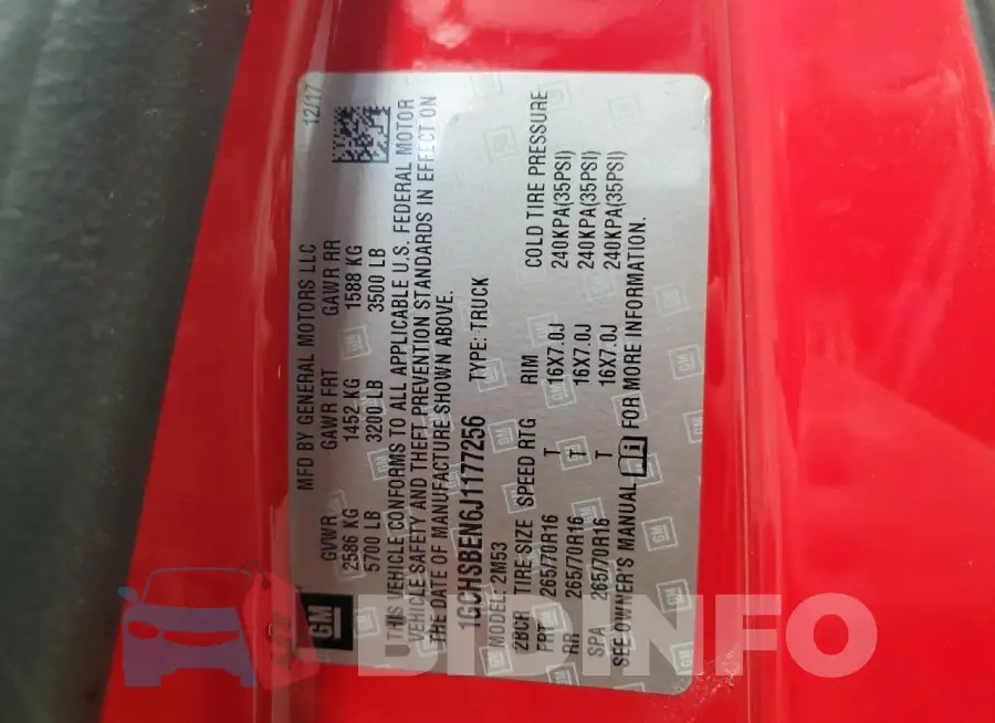 1GCHSBEN6J1177256 Photo# 12