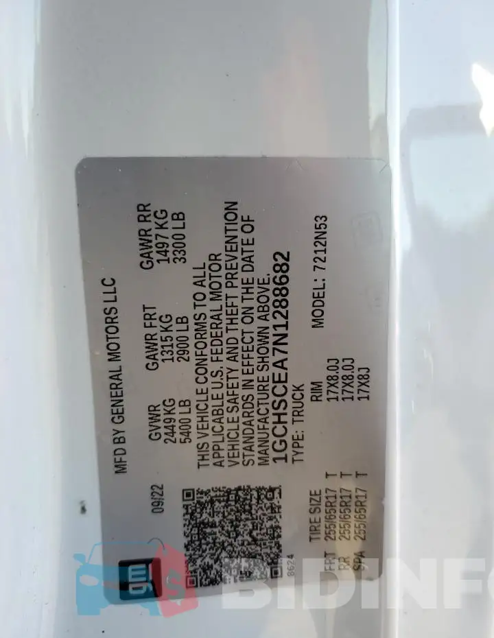 1GCHSCEA7N1288682 Photo# 12