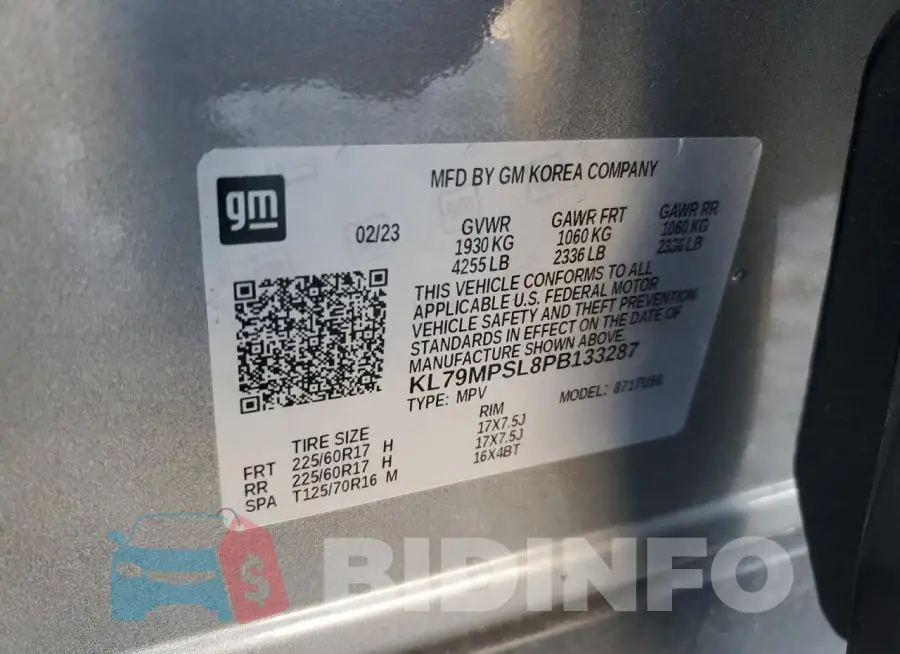 KL79MPSL8PB133287 Photo# 14