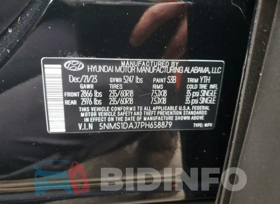 5NMS1DAJ7PH658879 Photo# 13