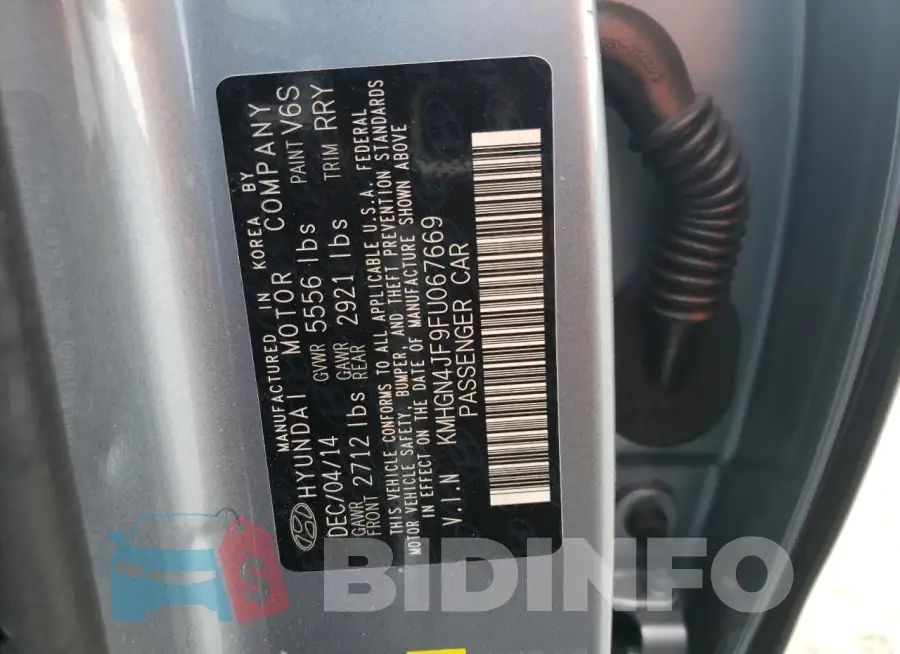 KMHGN4JF9FU067669 Photo# 12