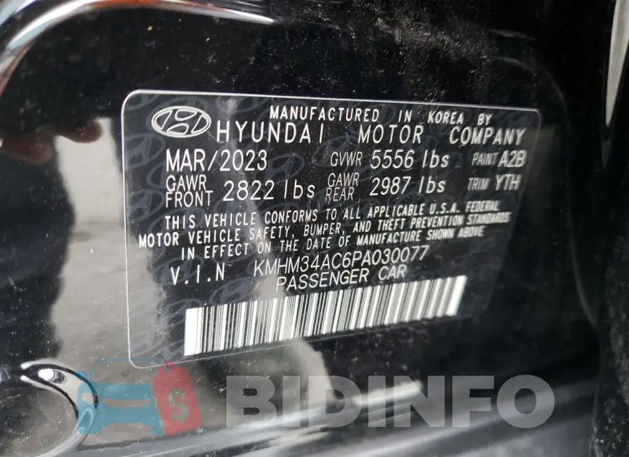 KMHM34AC6PA030077 Photo# 12
