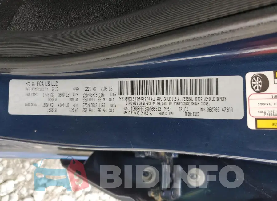 1C6SRFFT3KN589013 Photo# 12