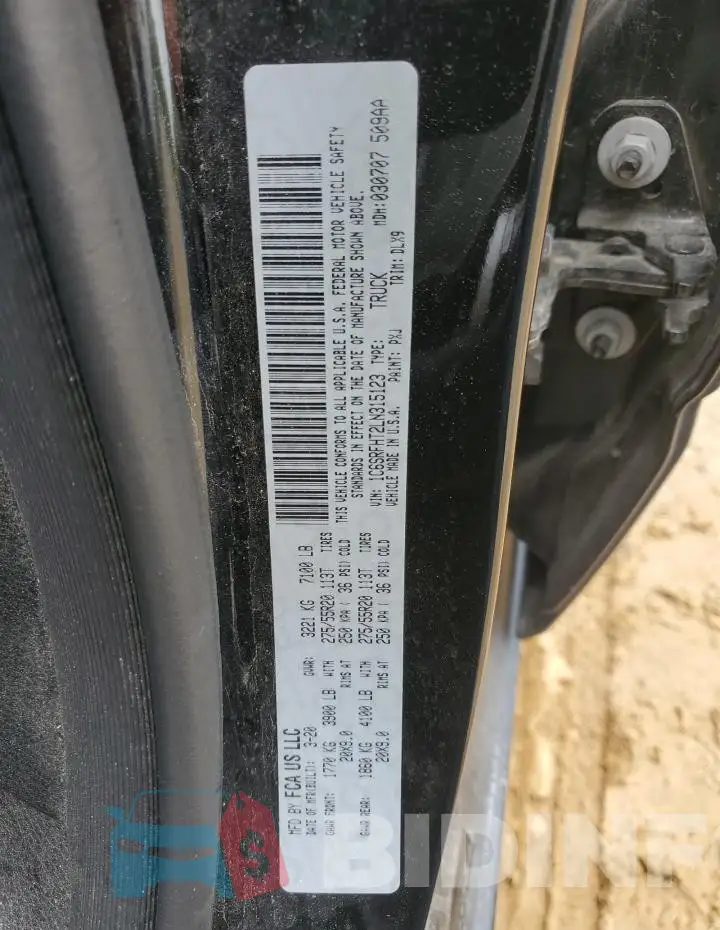 1C6SRFHT2LN315123 Photo# 12