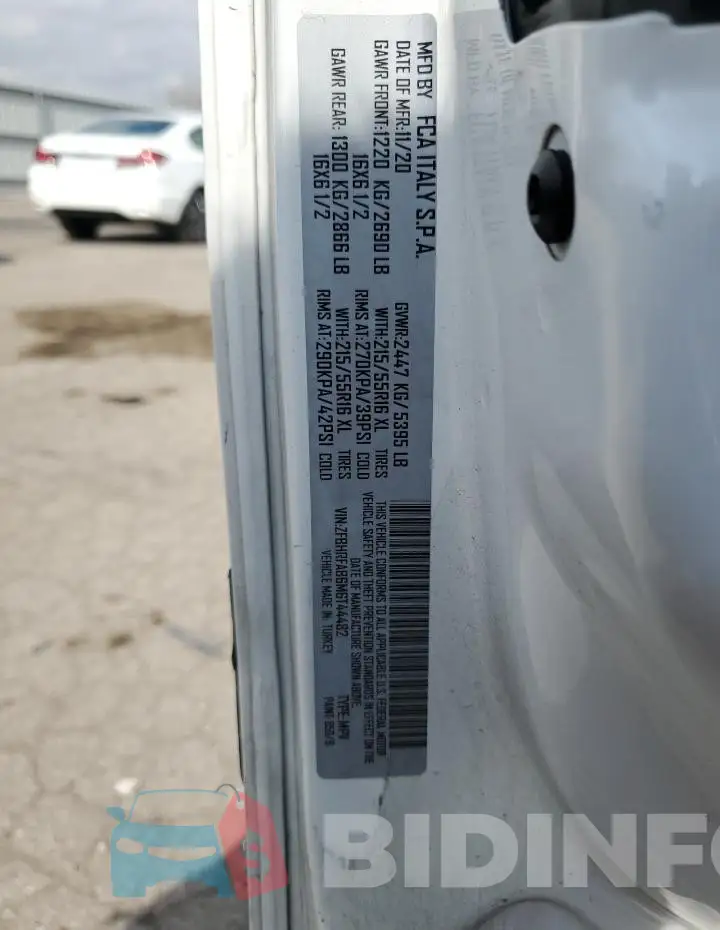 ZFBHRFAB6M6T44482 Photo# 14