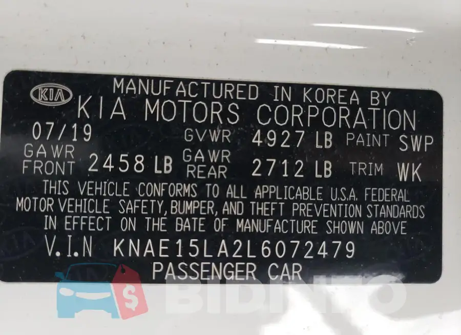 KNAE15LA2L6072479 Photo# 13